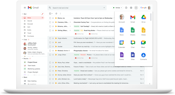 Google Workspace including Gmail