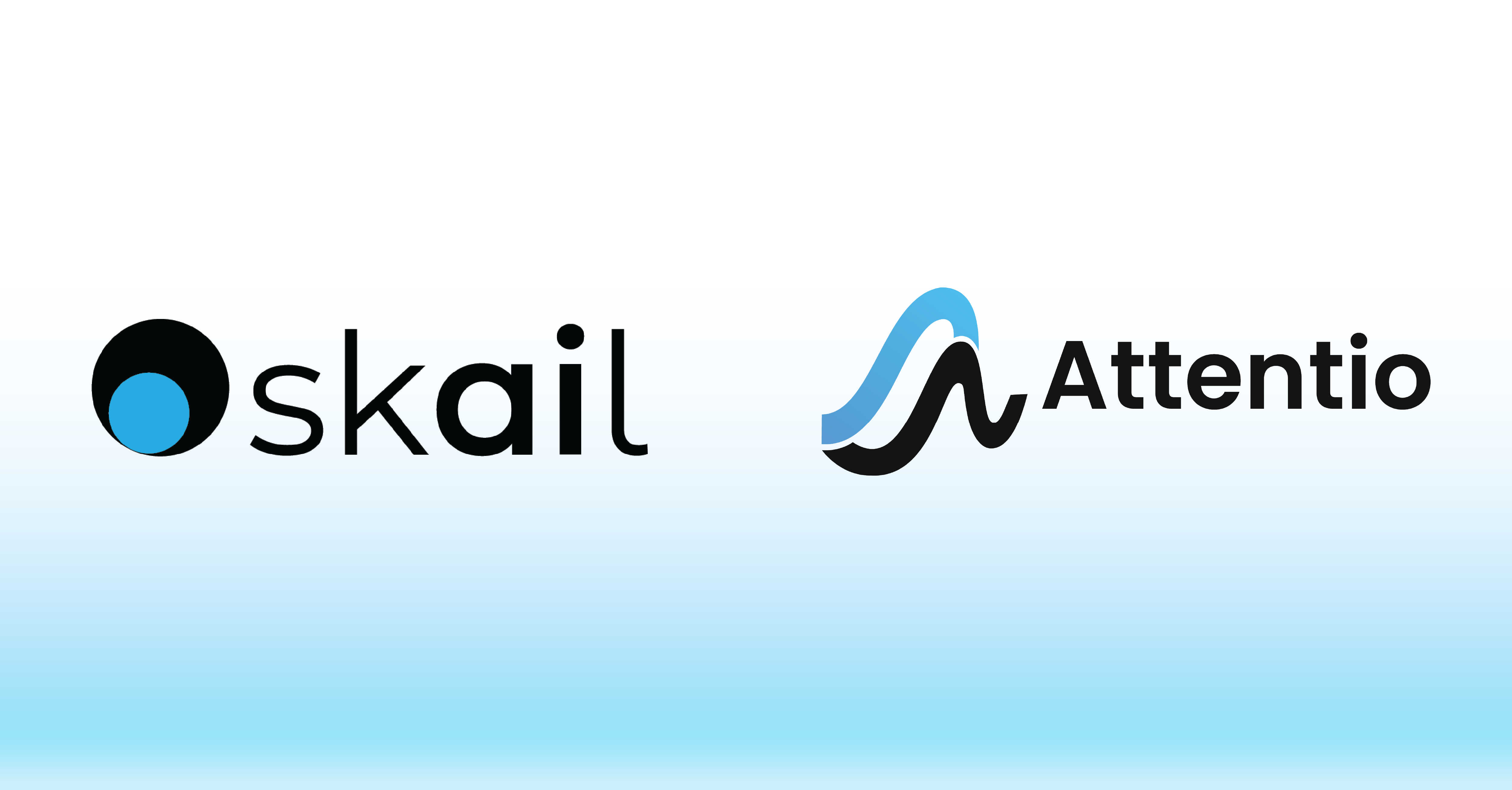 Attentio and Skail partnership with both logos