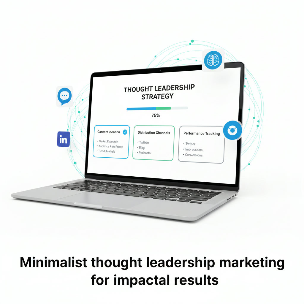 Minimalist thought leadership marketing for impactful results