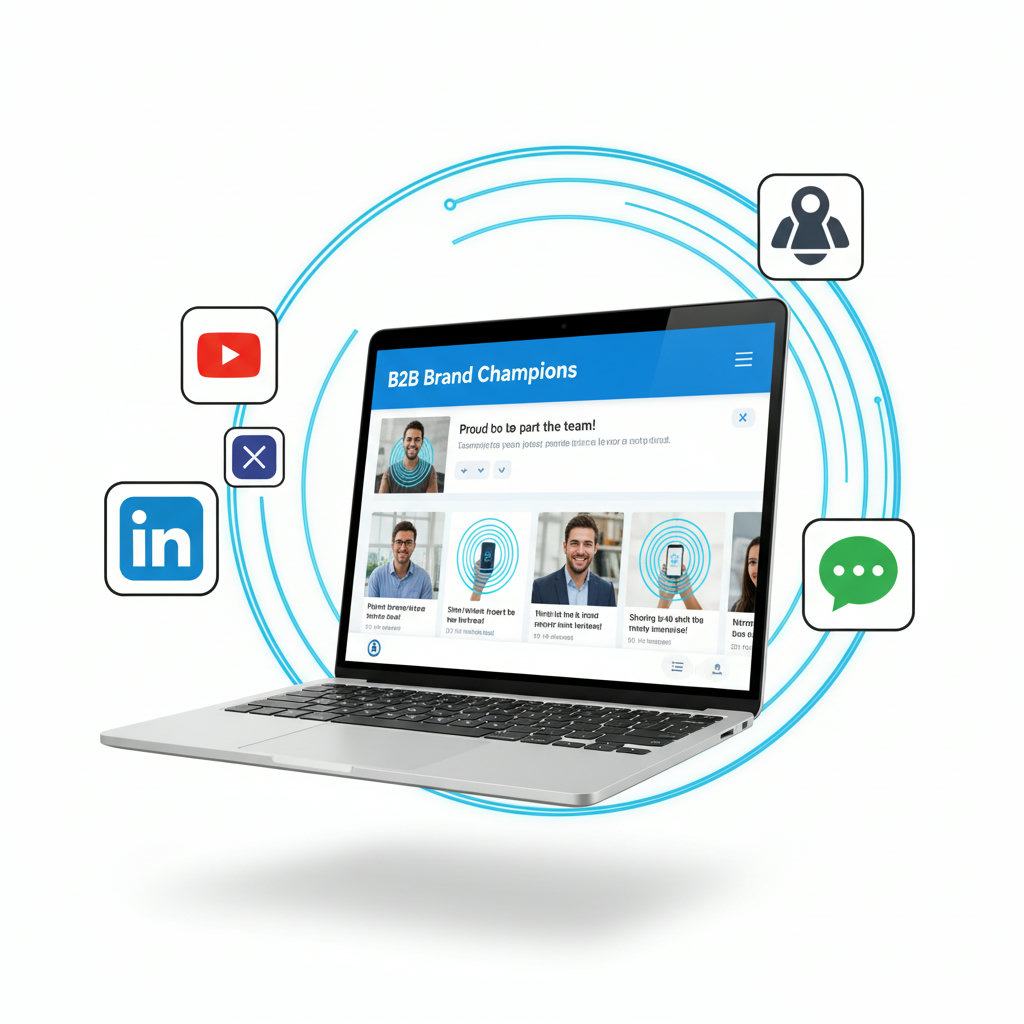 Unlock B2B employee advocacy: Turn your team into brand champions.