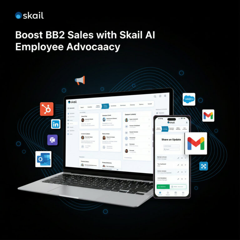 Boost B2B Sales with Skail AI Employee Advocacy