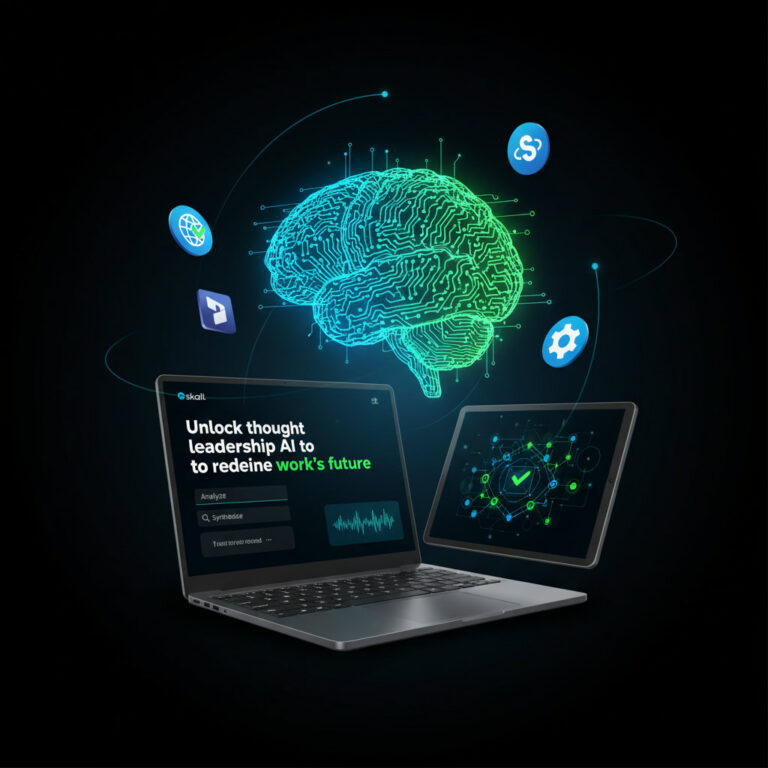 Unlock thought leadership AI to redefine work's future