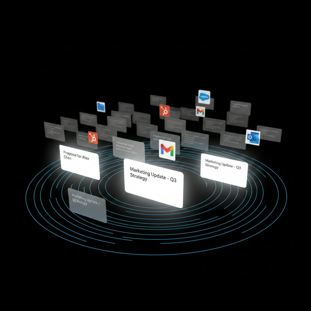A visual representation of messages cutting through noise. Imagine a crowded digital space filled with generic, muted messages, and then a few brightly lit, personalized messages clearly standing out and reaching their intended recipients.