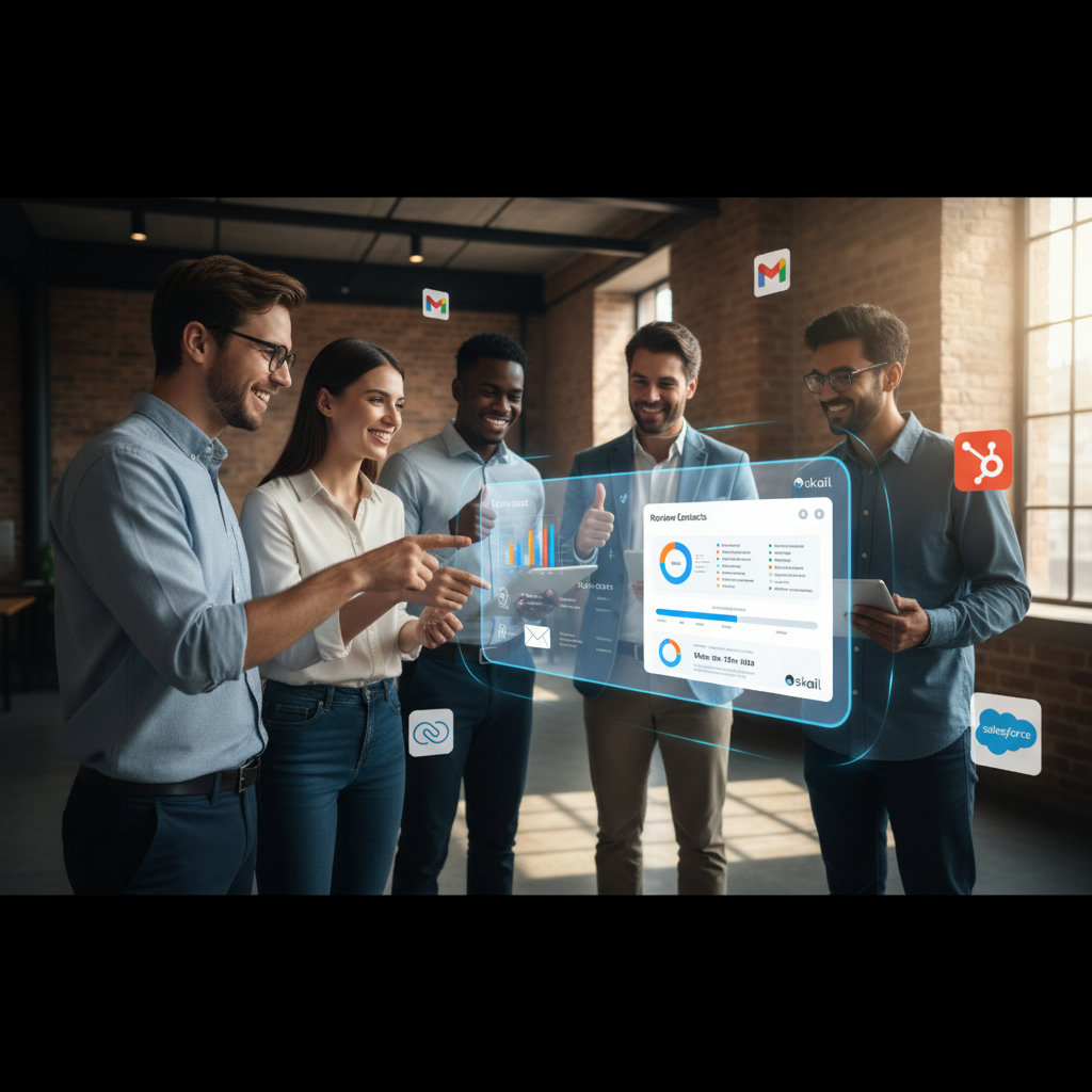 A strong company culture where employees feel valued and proud, leading to them becoming enthusiastic brand advocates. This image could depict a vibrant and supportive workplace environment where employees are happy and engaged.