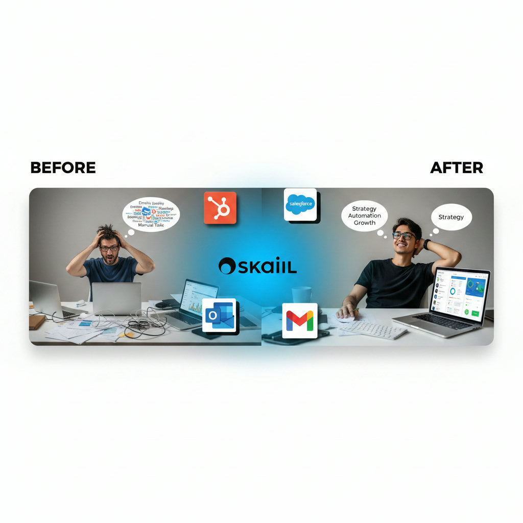 A split image or infographic illustrating the