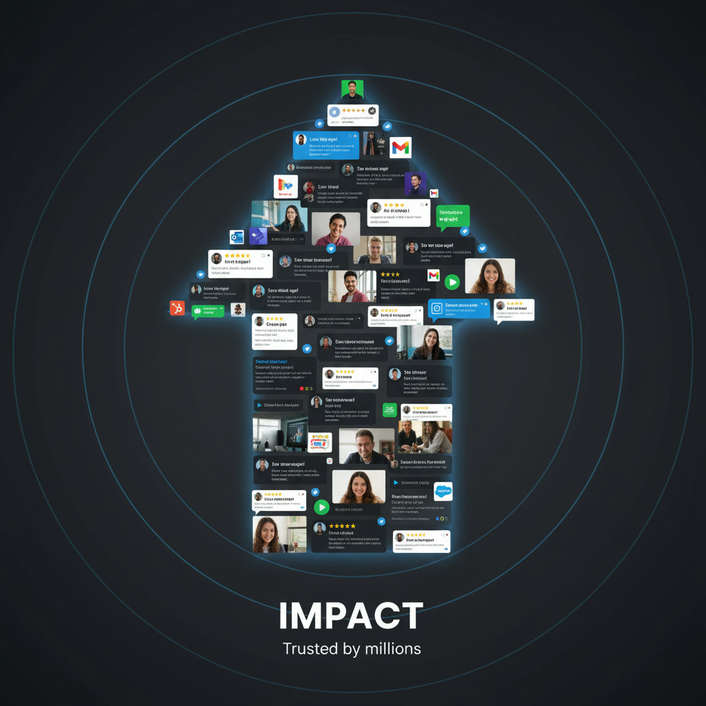 A mosaic or collage made of various types of user-generated content (social media posts, reviews, photos, videos) forming the shape of a brand logo or a powerful message. This visually represents the collective impact and authenticity of customer voices.