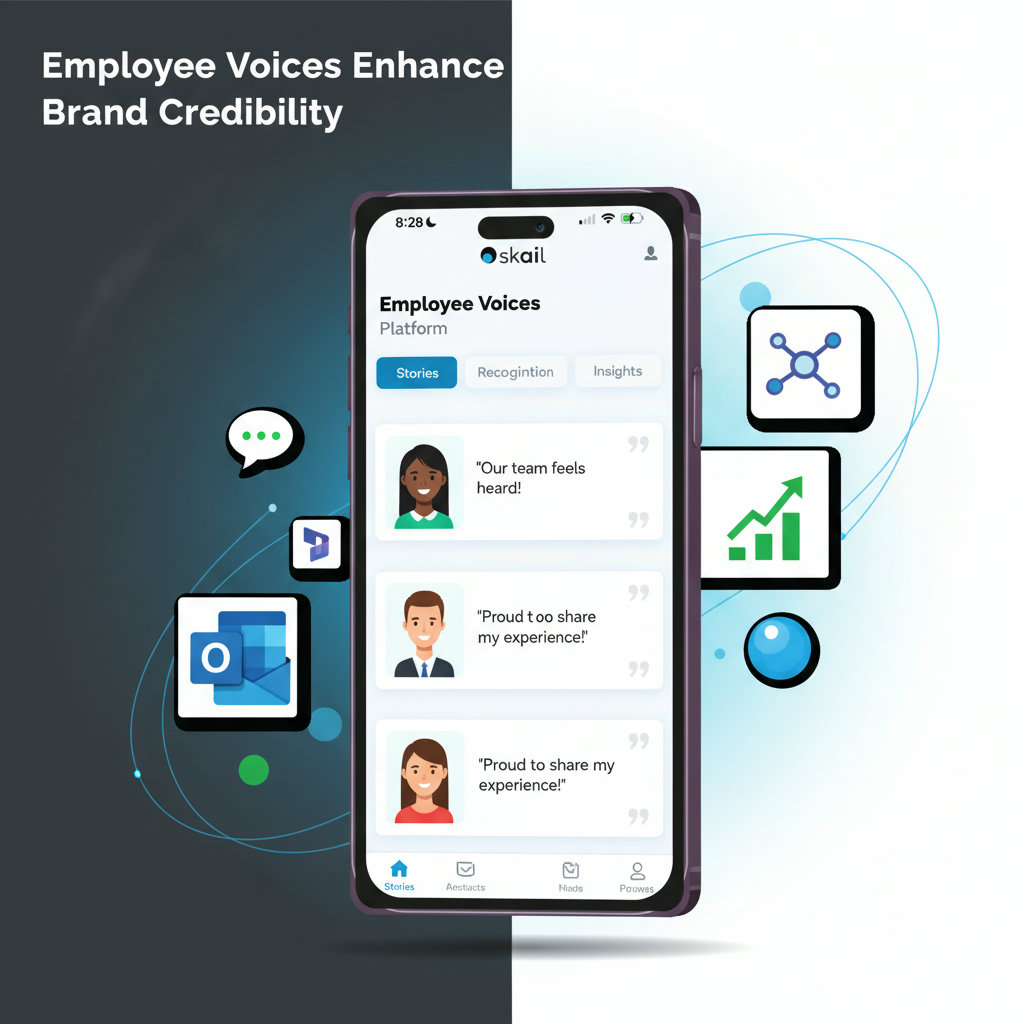 Employee Voices Enhance Brand Credibility